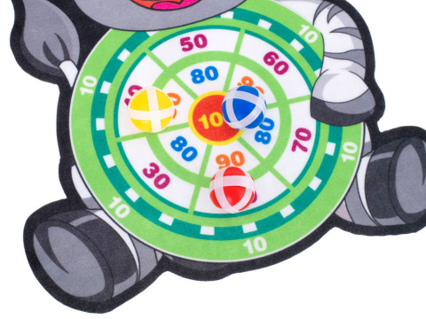 Tarcza Dart z rzutkami piłkami na rzep zebra Tarcza Dart z rzutkami piłkami na rzep zebra